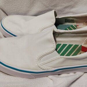 Sperry Top Sider Women’s Sz 10 Crest TG Twisted STS86259 White Slip On Shoes